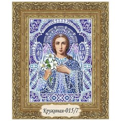 Набор для вышивания бисером в кружевной технике, икона Архангел Гавриил Художественные Мастерские