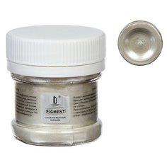 LUXART Пигмент (пудра) LUXART Pigment, 25 мл/6 г, белый перламутровый