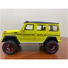Машинка "Mercedes Benz g63 4x4" Гелендваген, 21см, 1:24, кислотный цвет XLG