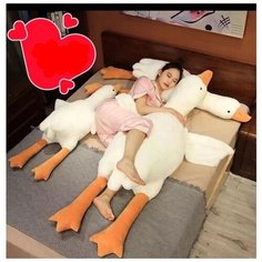 Гусь мягкий подушка 165 см / подушка обнимашка / утка мягкая China