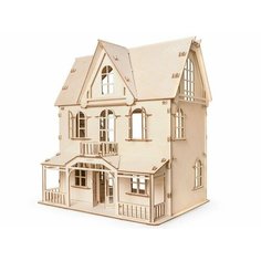 Деревянный конструктор Lemmo Кукольный дом Венеция наборы мебели не входят в к-т, 172 детали LM-0060