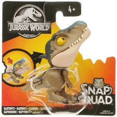 Фигурка цепляющийся динозаврик Барионикс Jurassic World Baryonyx Snap Squad GJR08 Mattel 2020
