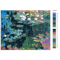 Картина по номерам Н22 "Клод Моне, Кувшинки", 60x80 см Brushes Paints