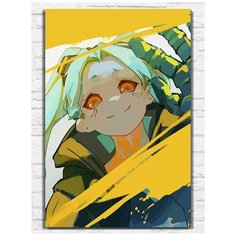 Картина по номерам на холсте аниме Cyberpunk - 11336 В 60x40