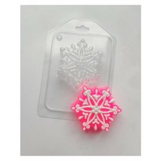 Пластиковая форма для мыла Снежинка 2 Hobby Page