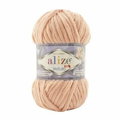 Пряжа ALIZE Velluto (100% микрополиэстер) 5х100 г цв.866 св. розовый (ALIZE-VELLUTO.866)