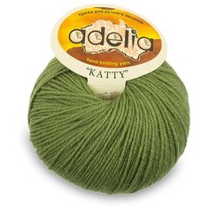 Пряжа Adelia KATTY (20), зелёный, 10 шт. по 50 г