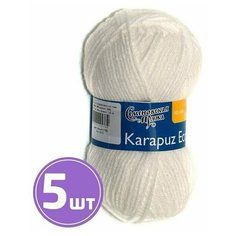 Пряжа Семеновская пряжа Karapuz Eco (179), белый 5 шт. по 50 г