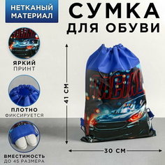 Сумка для обуви "Racing", размер 41х30х0.5 см Art Fox