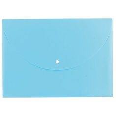 Конверт на кнопке Deli E38131 A4 гориз. расшир. полипропилен 0.18мм ассорти (10 шт. в упаковке)