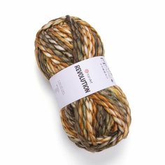 Пряжа YARNART Revolution, YarnArt, бежевый принт - 1603, 20% шерсть, 80% акрил, 3 мотка, 150 г, 75 м.
