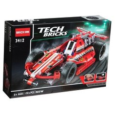 Конструктор с инерционным механизмом Dazzling Red Racing Car, 158 деталей Technic