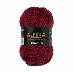 Пряжа ALPINA HARMONY 100% мериносовая шерсть 10 шт. х 50 г 175 м +- 5 м N09 бордовый
