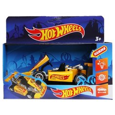 Машина металл свет-звук hot wheels спорткар, 15 см, инерционная Технопарк