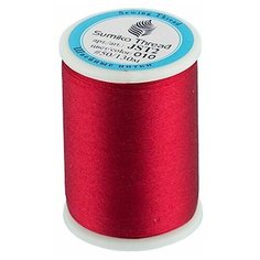 Нитки для вышивания SumikoThread, цвет: №010 темно-красный, 130 м Gamma