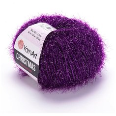 Пряжа YarnArt Christmas (ЯрнАрт Крисмас) 10 мотков цвет 35, фиолетовый, 100% полиамид, 50 г 142 м