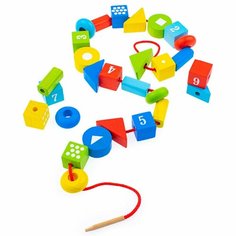 Логический игровой набор Томик Бусы, 30 деталей 1-89