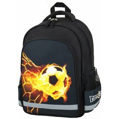 Рюкзак пифагор SCHOOL, 1 отделение, 3 кармана, "Fire goal", 38x28х14 см, 270658