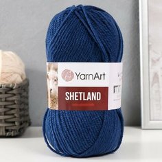 Пряжа "Shetland" 30% шерсть верджин, 70% акрил 220м/100гр (528 синий) Yarn Art