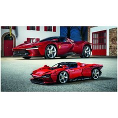 Конструктор Спорткар Ferrari Daytona SP3 / Техник 3778 деталей, автомобиль феррари Zhbo