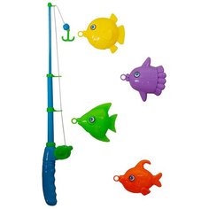Игровой набор рыбалка, удочка, 4 рыбки (529-19) Tong DE