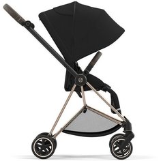 Cybex Mios III Коляска прогулочная новое поколение, рама Rosgold/текстиль Deep Black (2023) c дождевиком