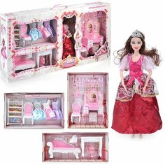 Кукла для девочки с аксессуарами, в коробке (195867) Нет бренда