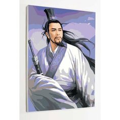 Картина по номерам на стену/ Самураи / Искусство войны/ Аниме Раскрасим сами