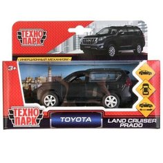 Модель PRADO-BE Toyota Prado матовая черная Технопарк в коробке