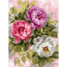 Картина по номерам Букет роскошных пионов 40х50 см 000 Art Hobby Home