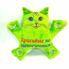 Мягкая автомобильная игрушка на присосках "Красивые не тонируются" Нет бренда