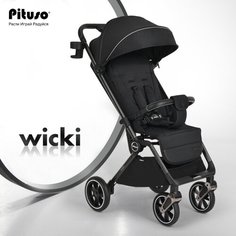 Прогулочная коляска Pituso Wicki Black/Черный