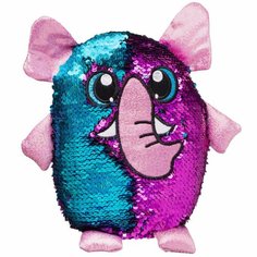 Мягкая игрушка Shimmeez (Шиммиз) плюшевые фигурки животных в пайетках, слоник 20 см Beverly Hills Teddy Bear Company