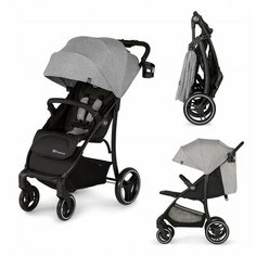 Коляска прогулочная Kinderkraft Vesto, с поворотным сиденьем, с регулируемой ручкой, водонепроницаемый капюшон с UPF50+