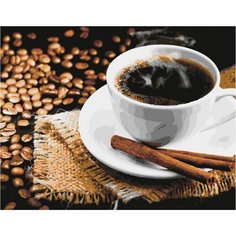 Картина по номерам Кофе с корицей 40х50 см Hobby Home