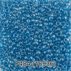 Бисер Чехия GAMMA круглый 6 10/0 2.3 мм 50 г 1-й сорт F484 синий ( 18936 )