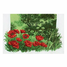 Hobby & Pro Набор для вышивания Лесные маки 24 х 35 см (650)