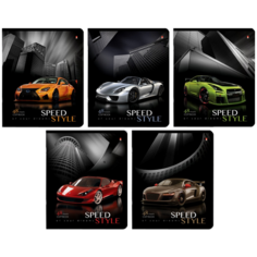 Альт Тетрадь Машины Жажда скорости 7-48-432, клетка, 48 л., 10 шт., разноцветный