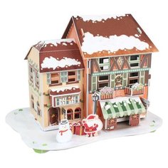 3D-пазл CubicFun Рождественский домик 4 (P650h), 46 дет., 22 см
