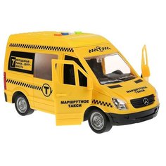 Машина свет+звук "Технопарк" "MERCEDES-BENZ SPRINTER Такси" 22см. (SPRINTER-22PL-TAX 293481 )
