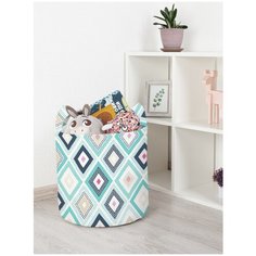 Корзина для игрушек JoyArty "Плитка с точками" 35x35 см