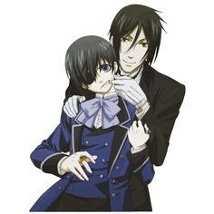 Картина по номерам на холсте Тёмный дворецкий аниме - 8 30X40