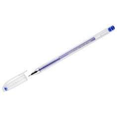 Ручка гелевая Crown "Hi-Jell" синяя, 0,5мм, HJR-500, 208927
