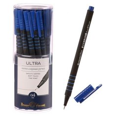 Ручкa BrunoVisconti, капиллярная, 0,4 мм, синяя, Ultra «FINELINER», Арт. 36-0004