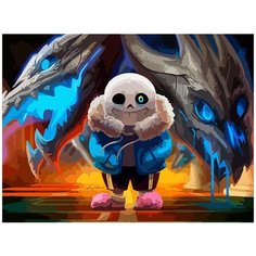 Картина по номерам игра Undertale - 6771 Г 30x40