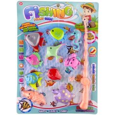 Игрушка для ванной "Рыбалка на магнитах Tong DE