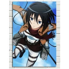 Картина по номерам Аниме Атака Титанов Микаса - 7530 В 60x40