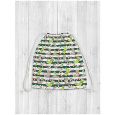 Сумка рюкзак-мешок JoyArty "Скоро новый год" для обуви и вещей, 38x40 см