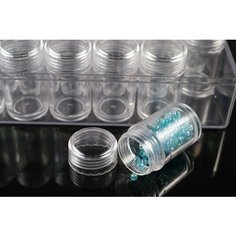 Контейнеры для мелочей 14х16,7х5,4см, 30 штук, размер контейнера 2,7х4,1см, 1005-058, 1уп Мелодия бисера