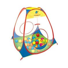 Детская палатка с шариками прозрачные стенки (T999-55) MSN Toys